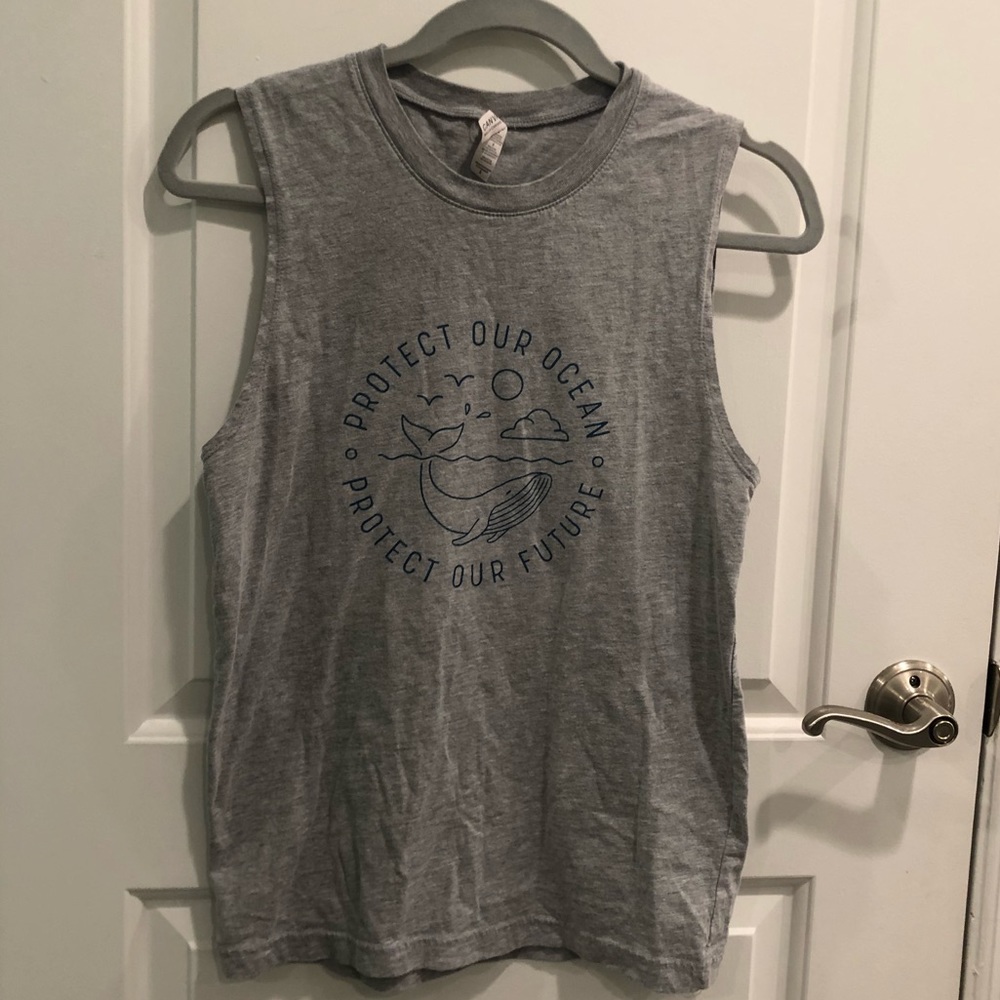 PROTECT OUR OCEAN Muscle Tank